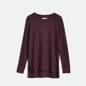 Market & Spruce Purple Long Sleeve Top